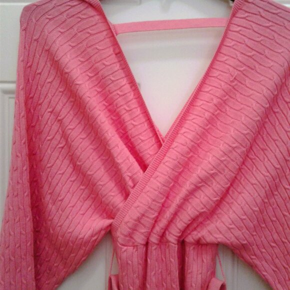 Mini, pink sweater dress, long sleev  - size S - Picture 3 of 4